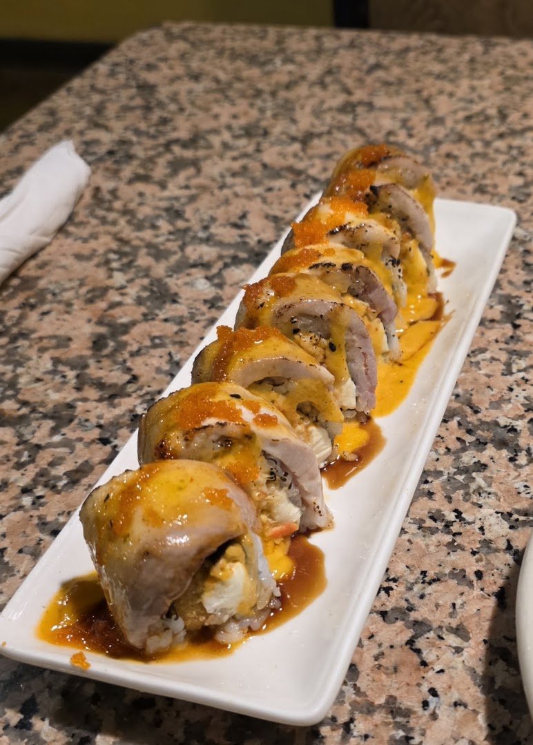 Fresh Asian cuisine served in a bright dining room.